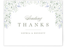 Delicate Vines Wedding Thank You Cards