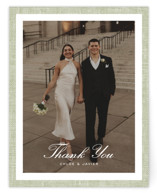 Summer Linen Wedding Thank You Cards