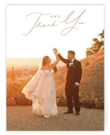 Floral Arch Wedding Thank You Cards