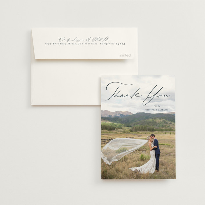 Minted Wedding Thank You Cards