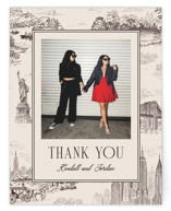 Flat Wedding Thank You Cards