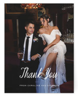 Deluxe Wedding Thank You Cards
