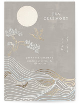 Asahi Foil-Pressed Tea Ceremony Invitations