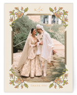 Foil-Pressed Flat Wedding Thank You Cards