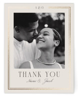 Grace Foil-Pressed Wedding Thank You Cards