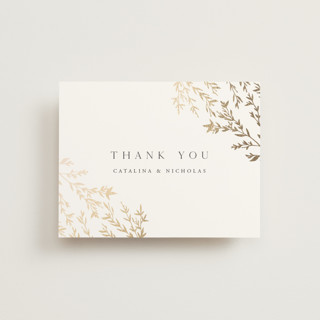 Swoon Foil-Pressed Wedding Thank You Cards