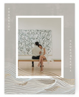 Foil-Pressed Flat Wedding Thank You Cards