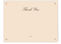 Sweet Fancy Foil-Pressed Wedding Thank You Cards