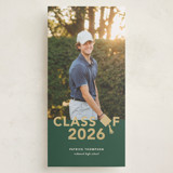 Bold class Foil-Pressed Tall Graduation Announcements