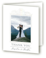 Blooming Peonies Gloss-Press® Wedding Thank You Cards
