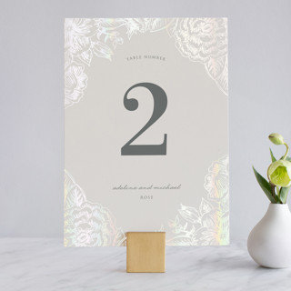 Au Jardin Gloss-Press® Table Numbers