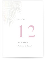 Sunset by the Sea Gloss-Press® Table Numbers