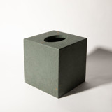 Tissue Box Cover - Dark Green Terrazzo Tissue Box Cover
