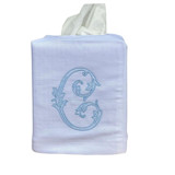 Monogram Tissue Box Cover Tissue Box Cover