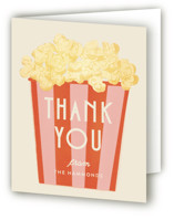 Pop Corn Thank You Cards