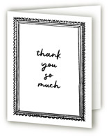Illustrated Frame Thank You Cards
