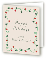 Christmas Lights Thank You Cards