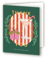 Holiday Cocktail Thank You Cards