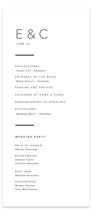 Kismet Letterpress Long Programs