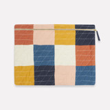 Large Checkered Laptop Case - Cobalt Tote Bag