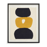 New Dance Block Print Textile Art