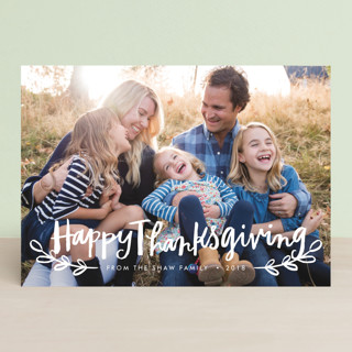 Happy Thanksgiving Script Thanksgiving Cards