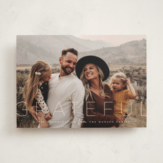 Simply grateful Thanksgiving Cards