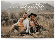 Love and Gratitude Thanksgiving Cards