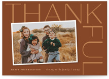 Thankful Sentiment Thanksgiving Cards