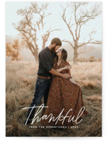 Scripty Merry Christmas Thanksgiving Cards