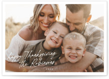 Autograph Thanksgiving Cards