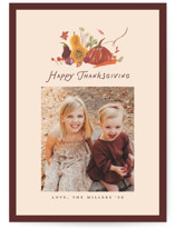 Fall produce Thanksgiving Cards