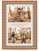 Gingham Thanksgiving Cards