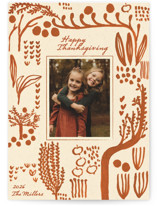 autumn orchard Thanksgiving Cards