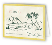 Folded Wedding Thank You Cards