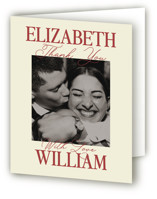Elizabeth Folded Wedding Thank You Cards