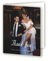 Deluxe Folded Wedding Thank You Cards