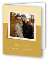Colorfield Folded Wedding Thank You Cards