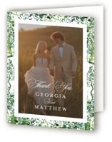 gates and pillars Folded Wedding Thank You Cards