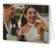 Folded Wedding Thank You Cards