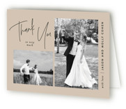 signature frames Folded Wedding Thank You Cards