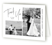 signature frames Folded Wedding Thank You Cards