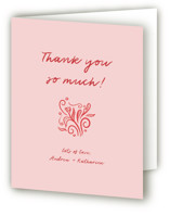 Love in Bloom Folded Wedding Thank You Cards