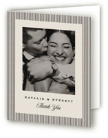 Linea Folded Wedding Thank You Cards