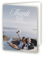 His & Hers Folded Wedding Thank You Cards