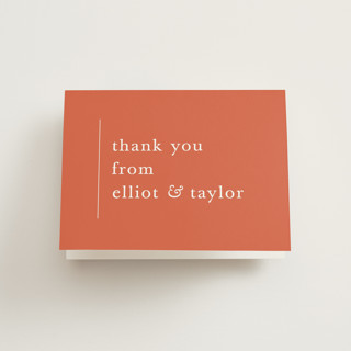 Evermore Folded Wedding Thank You Cards