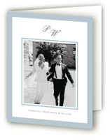 Folded Wedding Thank You Cards