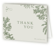 Folded Wedding Thank You Cards