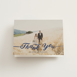 Love Folded Wedding Thank You Cards