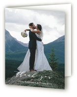 Folded Wedding Thank You Cards